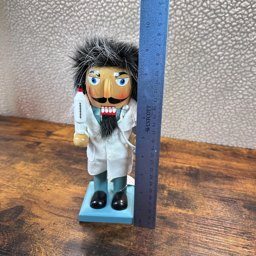 Medical‎ Doctor Stethoscope Wooden Christmas Nutcracker 9